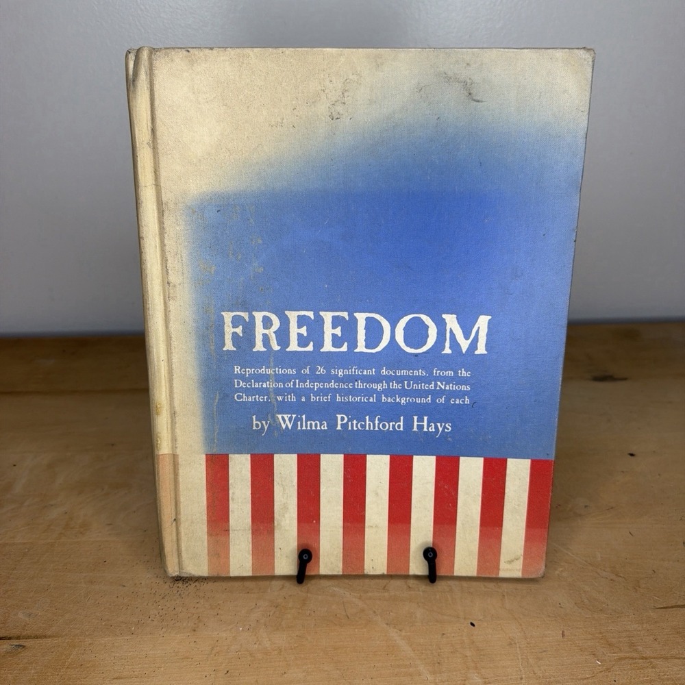 Freedom Wilma Pitchford Hays Hardcover Coward-McCann 1958 Vintage Book